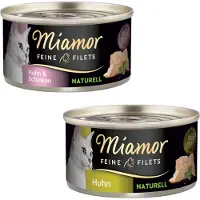 Miamor Feine Filets Naturell Chicken&Ham Poulet et jambon en sauce 24x80g