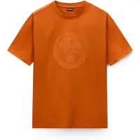 Napapijri T-Shirt 'S-Bollo' mandarine / homard