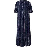 Y.A.S Robe d’été 'YASBELLA' bleu foncé / orchidée