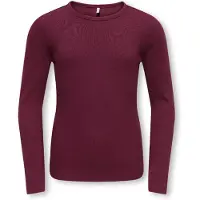 ONLY GIRLS T-Shirt 'KOGLUCKY' lie de vin