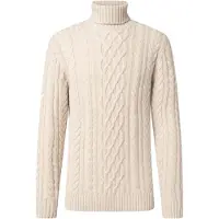 JOOP! Pull-over 'JK-19Lerresto' blanc naturel