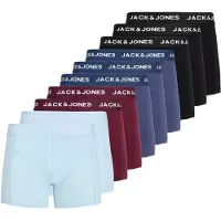 Jack & Jones Boxers 'JACJOTA SOLID' saphir / bleu clair / merlot / noir