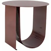Bloomingville Table d'appoint Cher rouge