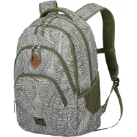 Travelite sac à dos de loisirs sac à dos pour ordinateur portable Basic Backpack Print 22L Grey gris