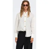 ONLY Chemise ONLKIRI BUTTON DETAIL femmes - Blanc - EU M