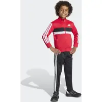Adidas Survêtement 'Seasonal Essentials Tiberio' rouge / noir / blanc