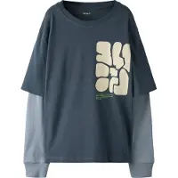 Name it T-Shirt 'NKMNASIM' crème / bleu marine / bleu clair / vert clair