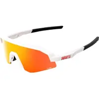 100% Slendale Xs Sunglasses Blanc HiPER Red Multilayer Mirror/CAT3