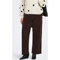 ONLY Carmakoma Pantalon 'CARHope' brun foncé