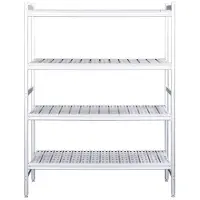 Saro Étagère en aluminium avec grille en plastique, dimensions 373 x 798 mm