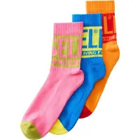 Diesel Chaussettes bleu / orange / rose / rouge