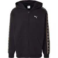 Puma Veste de survêtement 'Ess' jaune d'or / noir / blanc