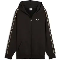 Puma Veste de survêtement 'Ess' jaune d'or / noir / blanc