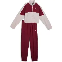 Puma Survêtement gris / rouge foncé