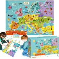 Dodo Puzzle Carte de l'Europe 100 pièces