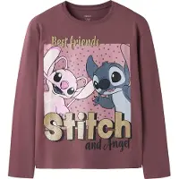 Name it T-Shirt 'NKFADARA STITCH' saphir / or / mauve / lavande
