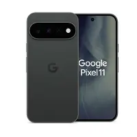Google Pixel 11, résolution 1080 x 2424 pixels, 12 Go de mémoire, 256 Go de stockage, appareil photo 48 mégapixels, système d'exploitation Android 17, couleur : noir