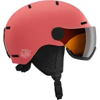 Salomon - Casque de ski/snowboard - Orka Visor Sun Kissed Coral - Taille Enfant M - Rose