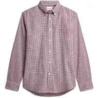 Tommy Hilfiger Chemise lie de vin / blanc