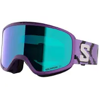 Salomon Lumi Junior Ski Goggles Violet Mid Blue/CAT2 Enfants