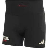 Adidas Pantalon de sport 'ADIZERO' rouge foncé / noir / blanc