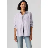 Levi's Harlie Boyfriend Long Sleeve Shirt Violet L Femme
