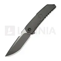 We Knife Couteau pliant Capstan, Gray Titanium, Stonewash