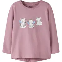 Name it T-Shirt 'NMFVIX' bleu clair / mauve / blanc