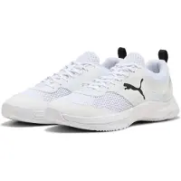 Puma VARION 3, chaussures d'intérieur unisexes pour hall, modèle sneaker à lacets, référence 109096 02, couleur : blanc. Pointure : 42,5 EU