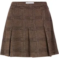 Rich & royal Jupe bleu foncé / noisette / brun foncé