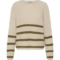Fransa Pull-over 'FRERETTA' beige / olive