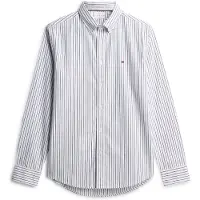 Tommy Hilfiger Chemise 'Flex' marine / blanc