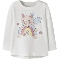 Name it T-Shirt 'NMFVIX' bleu clair / jaune clair / noir / blanc