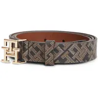 Tommy Hilfiger Ceinture noisette / noir / blanc