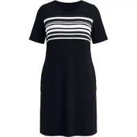 Ulla Popken Robe noir / blanc