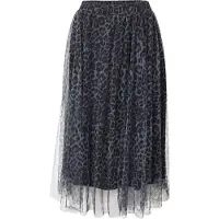 Herrlicher Jupe 'Vida' gris basalte / noir
