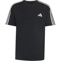 Adidas Essentials 3 Stripes Single Jersey Left Chest Branded Short Sleeve T-shirt Noir XL Homme