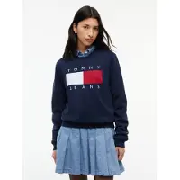 Tommy Hilfiger Dw0dw23906 Sweatshirt Bleu XS Femme