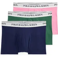 Ralph Lauren Boxers 'Classic' bleu marine / vert / rose clair / blanc