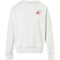 New Balance Sweat-shirt bleu roi / gris / gris clair / orange