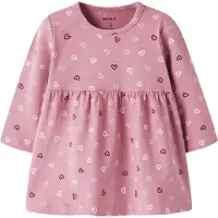 Name it Robe 'NBFVANDORA' violet pastel / rouge foncé / blanc
