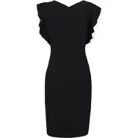 Anna field Robe de cocktail noir / blanc