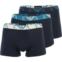 Emporio Armani Boxers bleu marine / bleu roi / blanc cassé