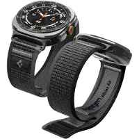 Spigen - Athlex Air (AMP11614) - Samsung Galaxy Watch Ultra 2 / Watch Ultra 47 mm - Noir actif (22 mm, Nylon), Sangles de montre, Noir
