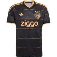 Adidas T-Shirt fonctionnel 'Ajax Amsterdam 26/27' abricot / noir