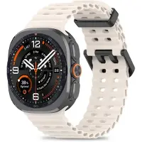 TechProtection .pl TECH-PROTECT ICONBAND PRO POUR SAMSUNG GALAXY WATCH ULTRA 1 / 2 2024-2026 (47 MM) STARLIGHT (20 mm), Sangles de montre, Beige
