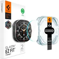 Spigen Verre tR EZ Fit Lot de 2, transparent - Samsung Galaxy Watch Ultra 2026 47mm, Montre connectée : accessoires, Transparent