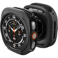Spigen - Liquid Air (ACS11610) - Samsung Galaxy Watch Ultra 2 - Noir mat, Montre connectée : accessoires, Noir