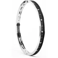 Eclat Tempel Straight Wall Rim Argenté 20´´ 36H