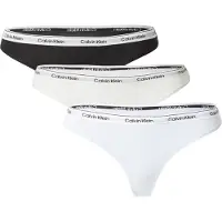 Calvin Klein Underwear String gris clair / noir / blanc / blanc cassé